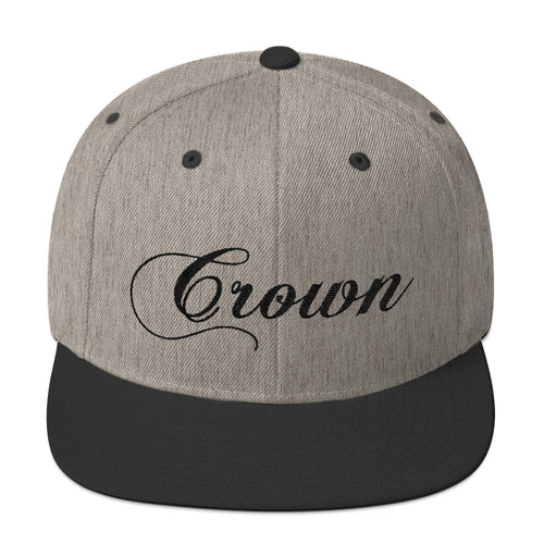 Crown Snapback(Black/Grey)