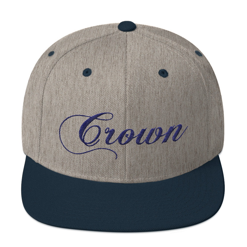 Crown Snapback (Navy/Grey)